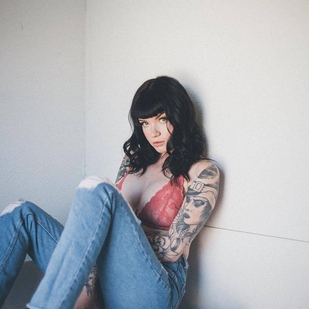 🔥 Hot photos, model's portfolio  #23180 Tattoo model Brittany Jeanne