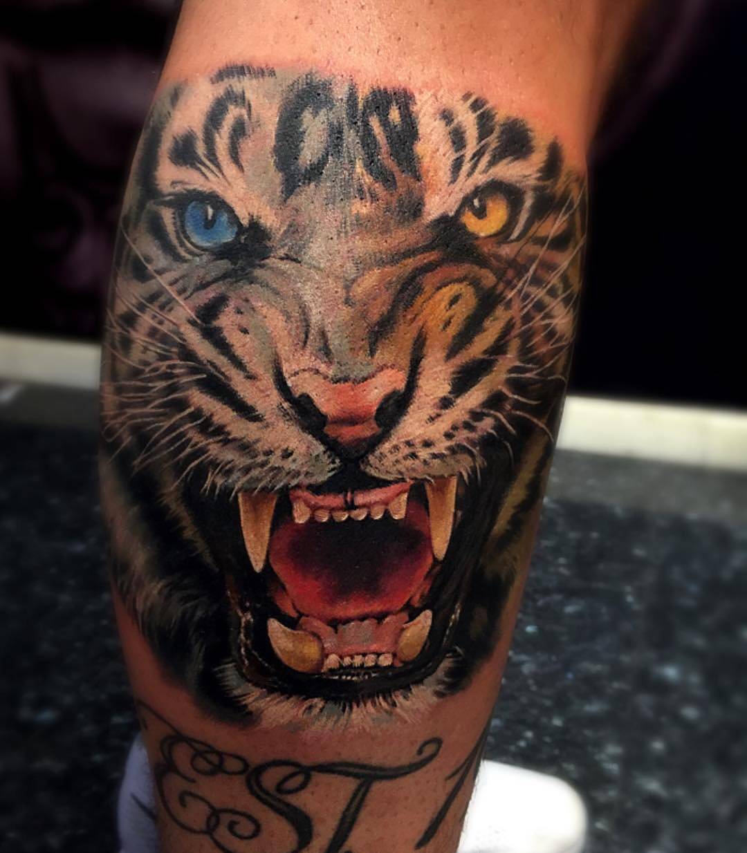 Tattoo artist Zhang Po, color and black&grey portrait tattoo realism | USA