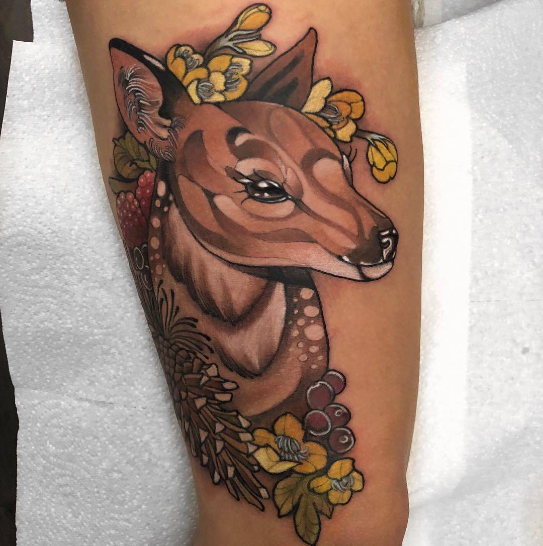 Mothers Ruin  I have this deer design Id like to tattoo Email