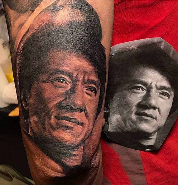 Tattoo artist Zhang Po, color and black&grey portrait tattoo realism | USA