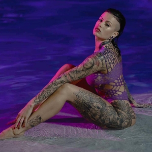 🔥 Hot photos, model's portfolio  #24083 Tattoo model Ceara