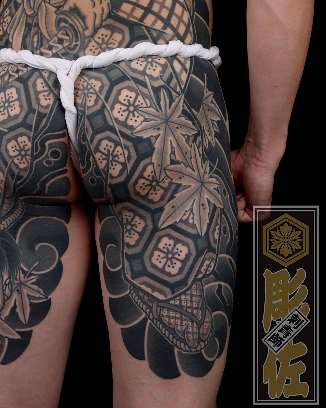 Tattoo artist Diao Zuo, color traditional oriental Japanese tattoo | Taiwan