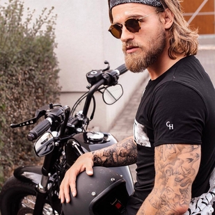 🔥 Hot photos, model's portfolio  #23803 Tattoo model Lennard Wickel