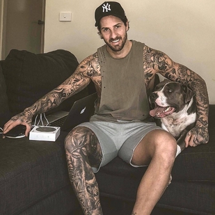 🔥 Hot photos, model's portfolio  #23871 Tattoo model ANDY WRAY