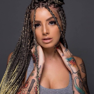 🔥 Hot photos, model's portfolio  #24163 Tattoo model CAROL CSAN