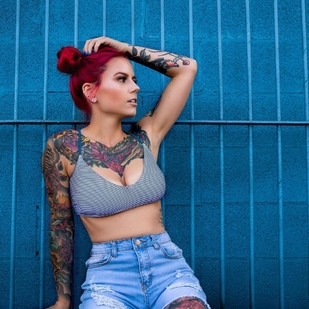 🔥 Hot photos, model's portfolio  #32117 Tattoo model Tori Surowiec