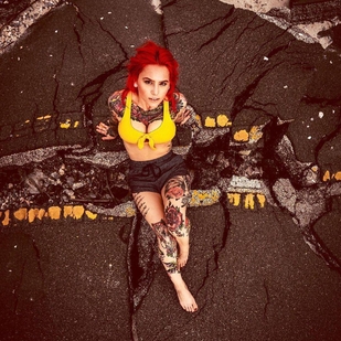 🔥 Hot photos, model's portfolio  #32135 Tattoo model Tori Surowiec