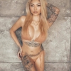 Tattooed model Cassie Vicious