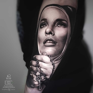 tattoo #37100 | Tattoo Artist Aleksandr Ahmertdinov