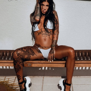 🔥 Hot photos, model's portfolio  #41977 Tattoo model Meli Lakic