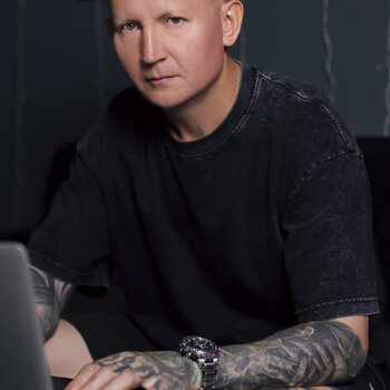 Tattoo artist Aleksandr Mengaziev