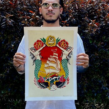 Tattoo artist Omar Alvarez
