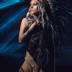 🔥 Hot photos, model's portfolio  #2231 Tattoo model Teya Salat