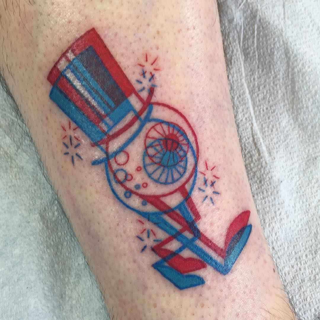 Zero3 Tattoos Studio - Clear picha ;) Did this Anaglyph Tattoo ... . . . .  #anaglyphtattoo #tattoo #tattoos #ink #inked #tattooed #tattoogirls  #tattooartist #tattooart #tattoolovers #instatattoo #tattoopeople #f4f  #instalike #kharghar #khargharhills #