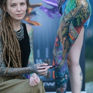 tattoo #2160 | Tattoo Artist Nika Samarina