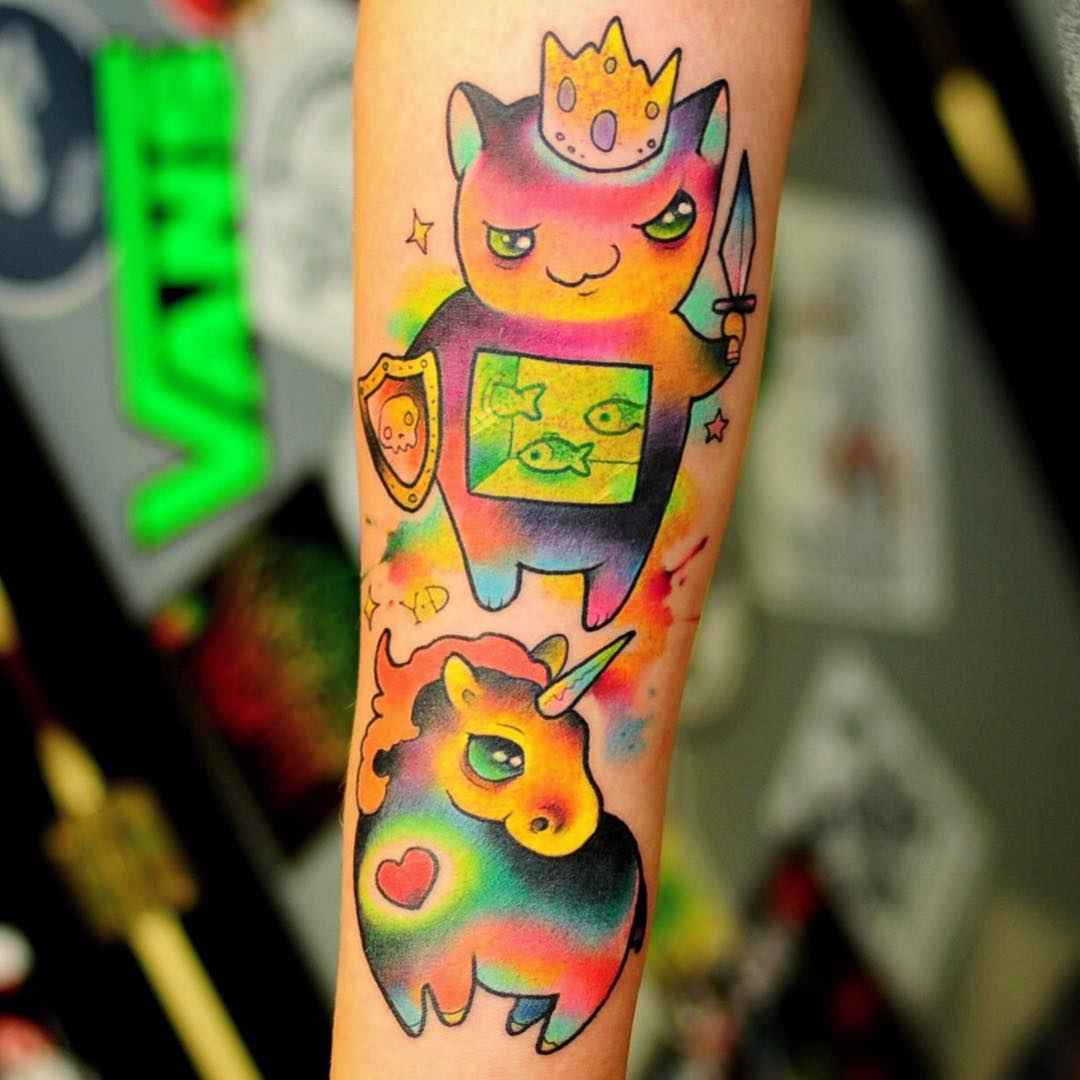 Anton Kovrigin yellow dog tattoo art | тату Антон Ковригин Yellow dog тату-мастер