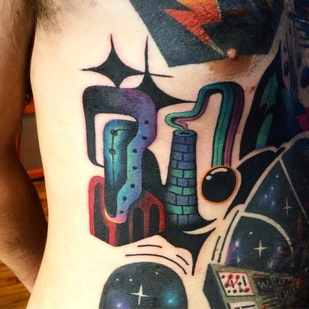 tattoo #1803 | Tattoo Artist David Cote Peyote