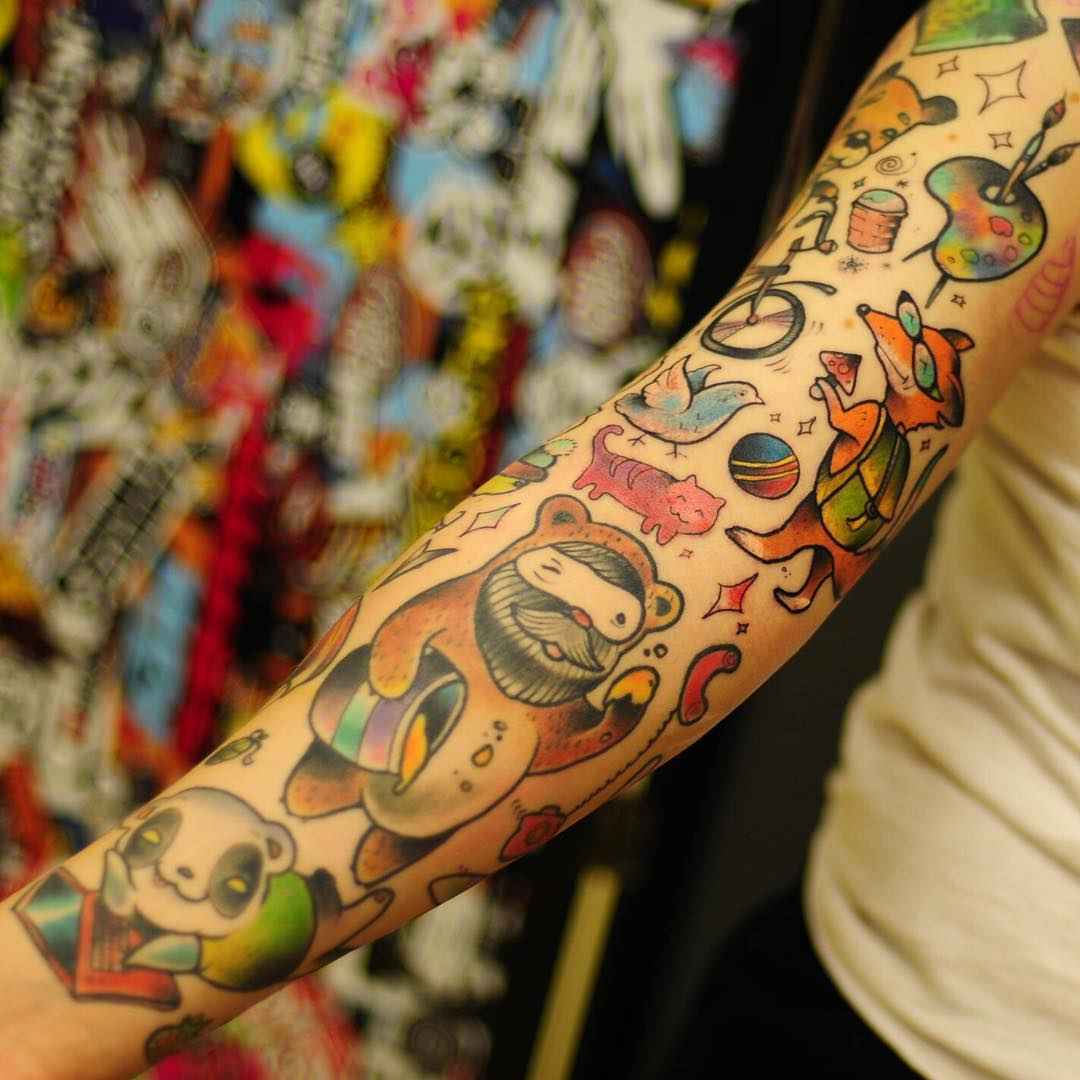 Anton Kovrigin yellow dog tattoo art | тату Антон Ковригин Yellow dog тату-мастер