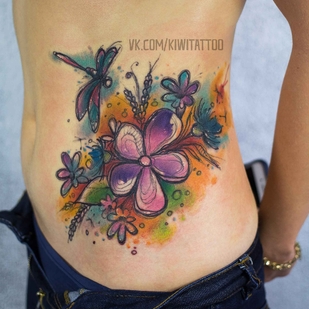 tattoo #1640 | Tattoo Artist Victoria KIWI Grigorieva