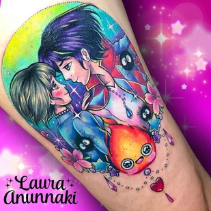Female Color  tattoo on Forearm #13440 | Tattoo Artist Laura Annunaki