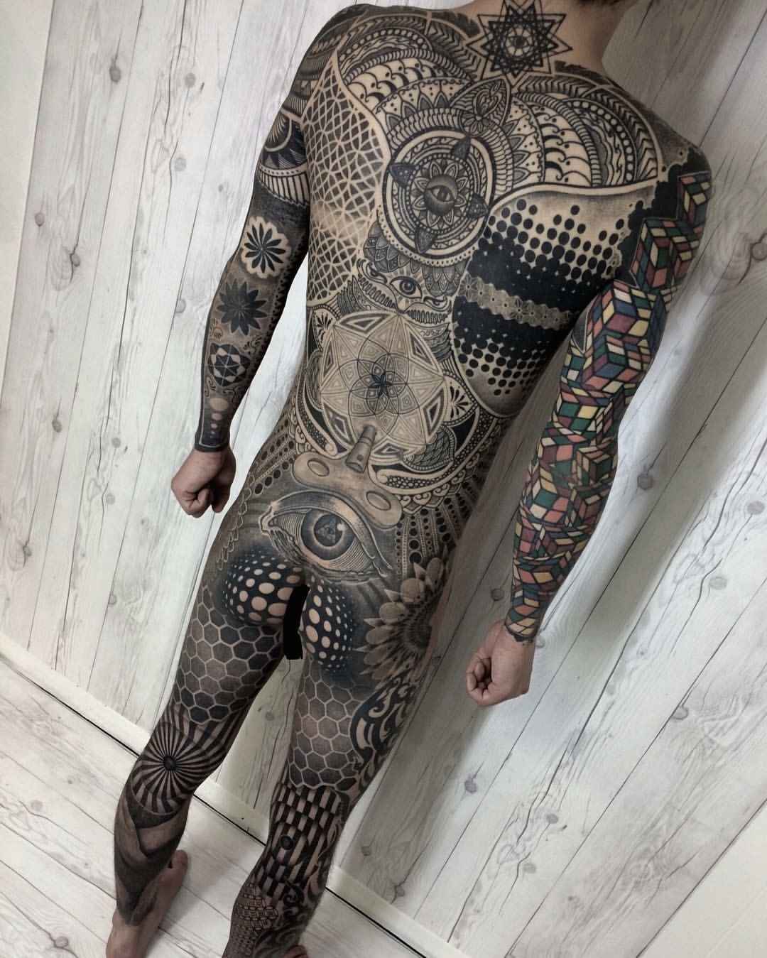 tattoo artist Nicasso ornamental graphic tattoo