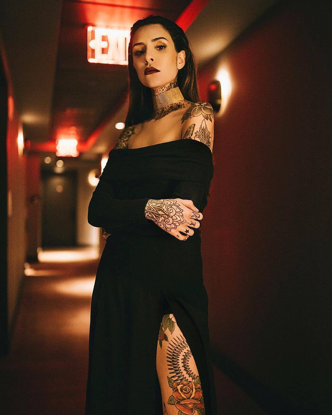 Modelo tatuada María Candelaria Tinelli (Lelé), modelo de fotografía alternativa, chica tatuada |  Buenos Aires, Argentina