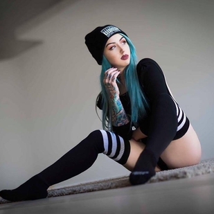 🔥 Hot photos, model's portfolio  #24763 Tattoo model Vicky Raise