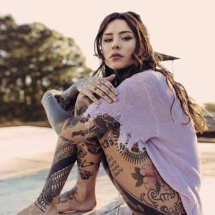 🔥 Hot photos, model's portfolio  #24218 Tattoo model María Candelaria Tinelli