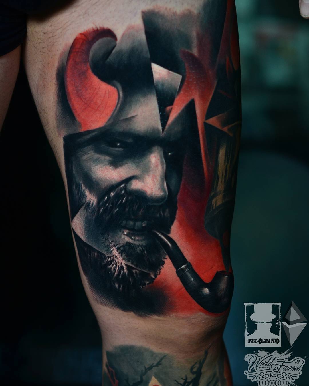 Tattoo artist Darek Doktór Ink-Ognito, color and black&grey realistic surrealistic tattoo | Poland