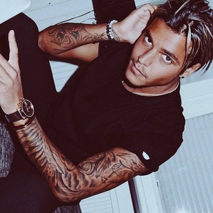 🔥 Hot photos, model's portfolio  #24587 Tattoo model Haidar Juma 