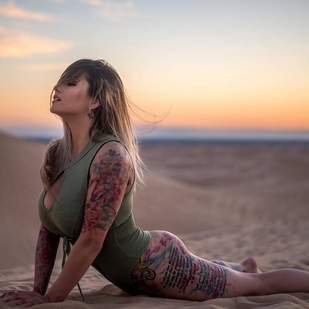 🔥 Hot photos, model's portfolio  #25401 Tattoo model Nikki Nichole