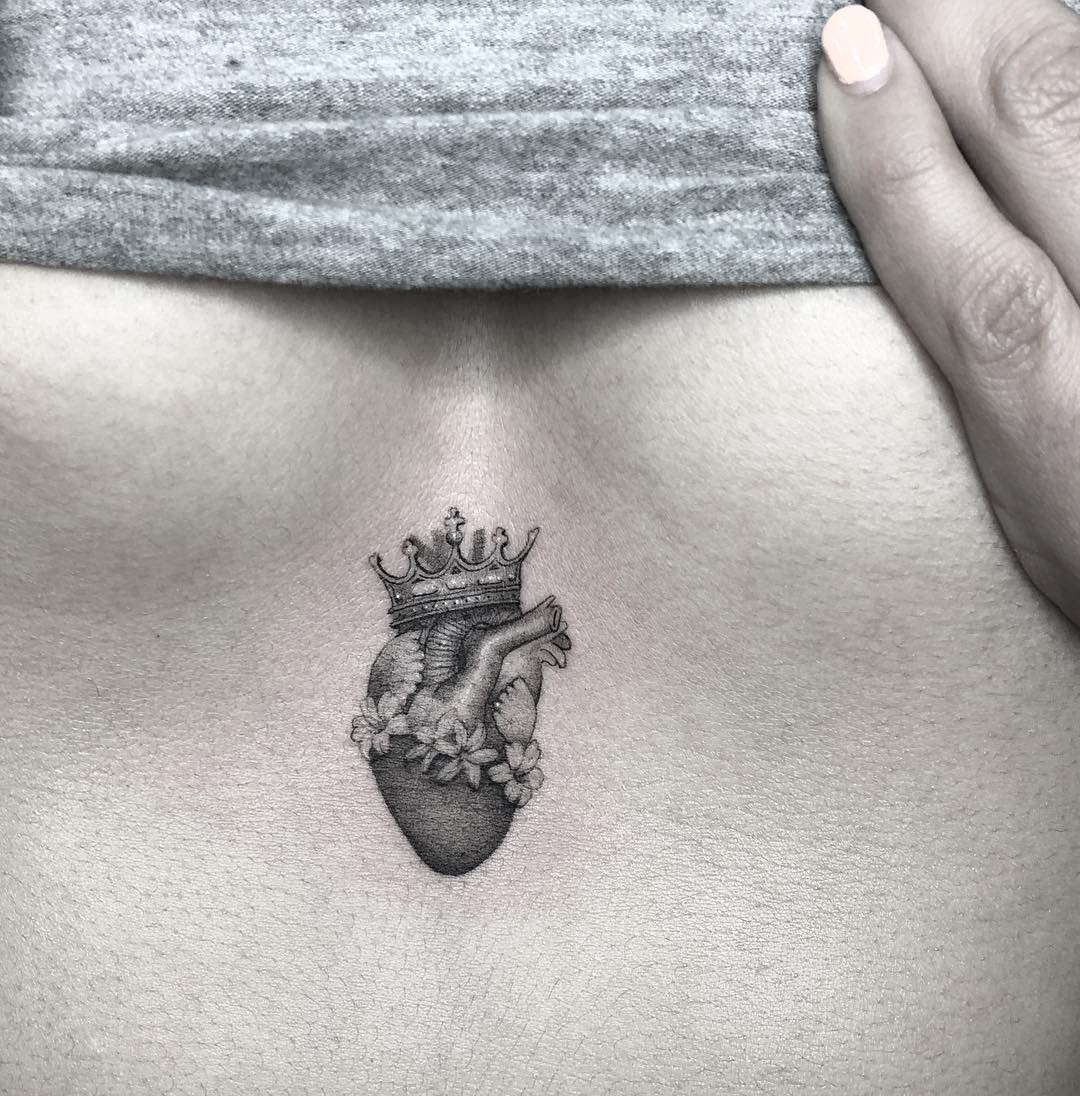 Tattoo artist Nal, authors style black&grey realistic minimalistic tattoo | USA