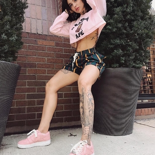 🔥 Hot photos, model's portfolio  #25534 Tattoo model Mercedes Edison