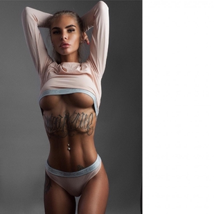 🔥 Hot photos, model's portfolio  #25499 Tattoo model Sonya Bekker