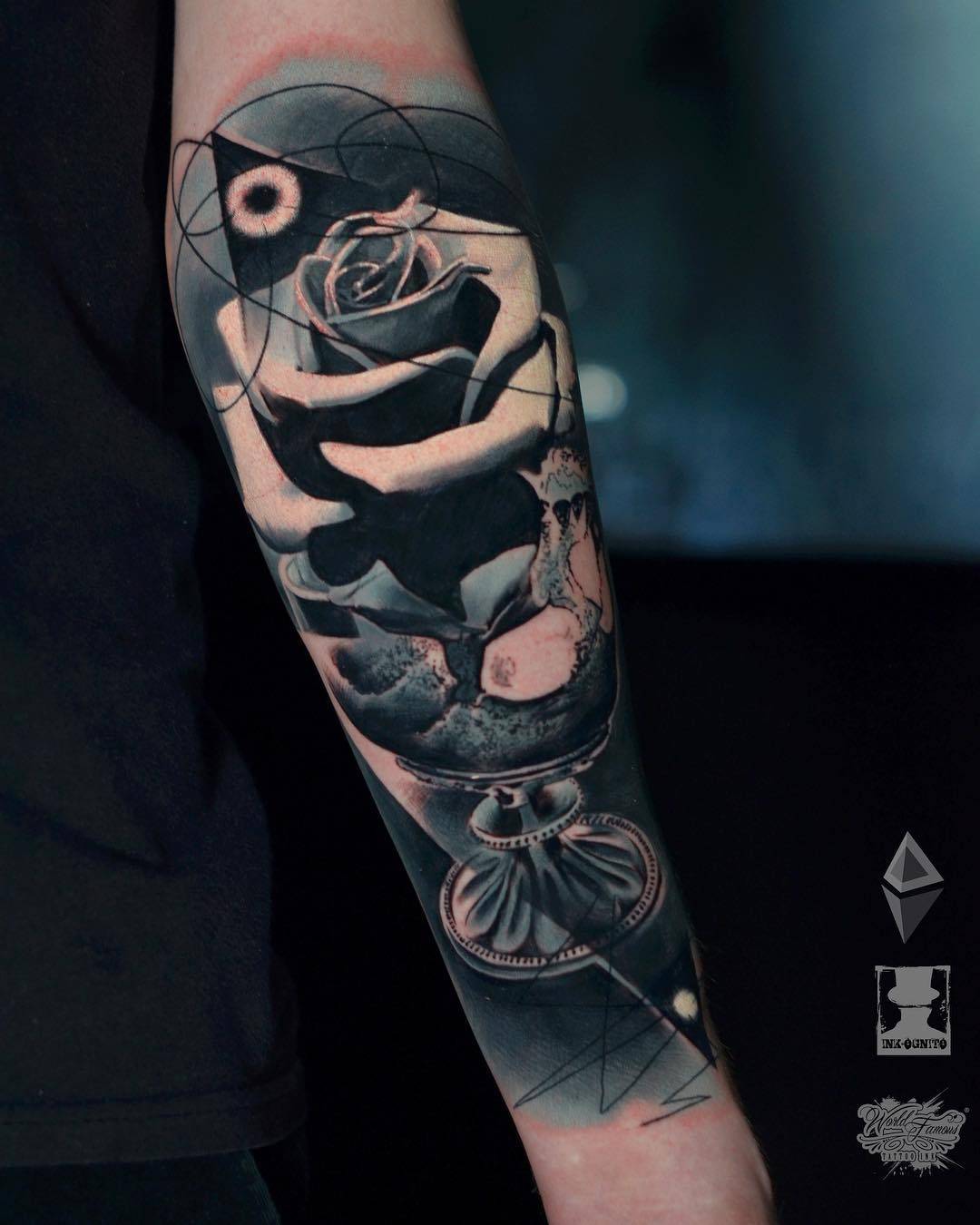 Tattoo artist Darek Doktór Ink-Ognito, color and black&grey realistic surrealistic tattoo | Poland