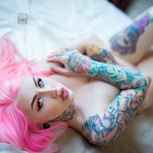 🔥 Hot photos, model's portfolio  #24769 Tattoo model Vicky Raise