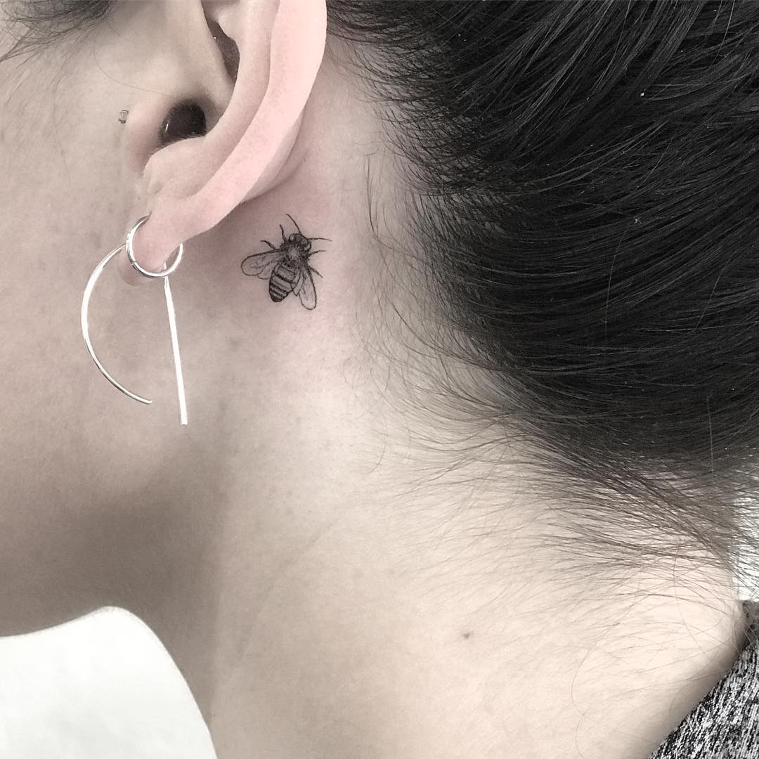 Tattoo artist Nal, authors style black&grey realistic minimalistic tattoo | USA