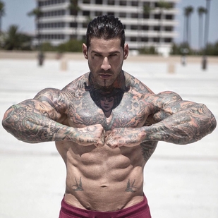 🔥 Hot photos, model's portfolio  #24845 Tattoo model Michael Giovanni Rivera