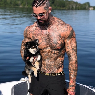 🔥 Hot photos, model's portfolio  #25485 Tattoo model Chris Fleming