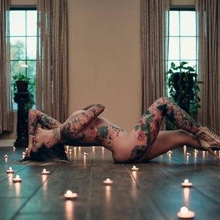 🔥 Hot photos, model's portfolio  #25412 Tattoo model Nikki Nichole