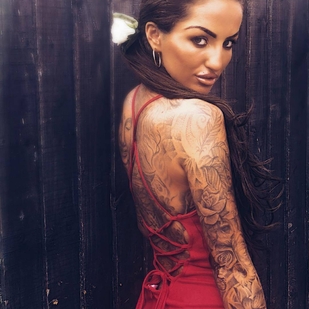 🔥 Hot photos, model's portfolio  #25210 Tattoo model Victoria Blendell