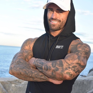 🔥 Hot photos, model's portfolio  #24494 Tattoo model Clint Chadwick