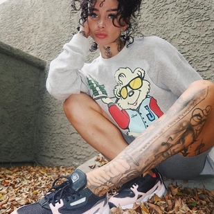 🔥 Hot photos, model's portfolio  #25533 Tattoo model Mercedes Edison