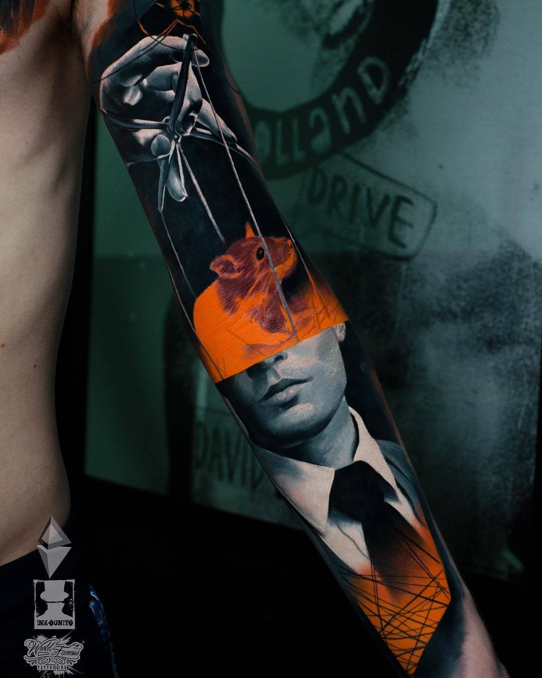 Tattoo artist Darek Doktór Ink-Ognito, color and black&grey realistic surrealistic tattoo | Poland