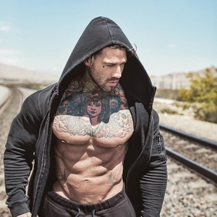 🔥 Hot photos, model's portfolio  #24853 Tattoo model Michael Giovanni Rivera