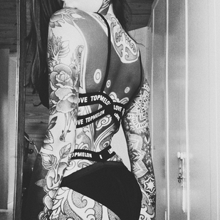 🔥 Hot photos, model's portfolio  #25544 Tattoo model María Candelaria Tinelli