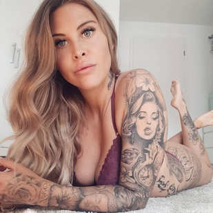 🔥 Hot photos, model's portfolio  #25346 Tattoo model Christina