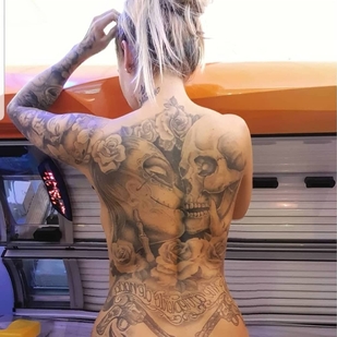 🔥 Hot photos, model's portfolio  #25347 Tattoo model Christina