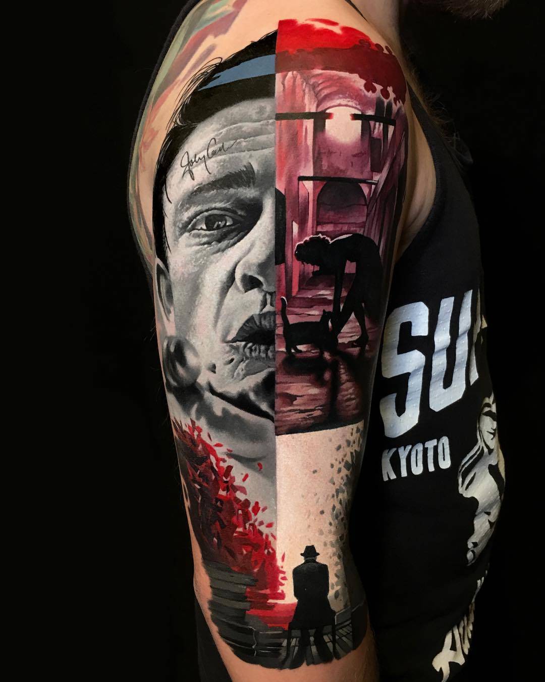 Collage in tattoos by Emanuel Oliveira | iNKPPL