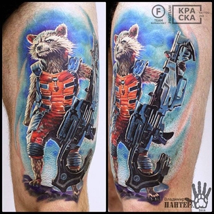 tattoo #32548 | Tattoo Artist Vladimir PANTERA Korolev